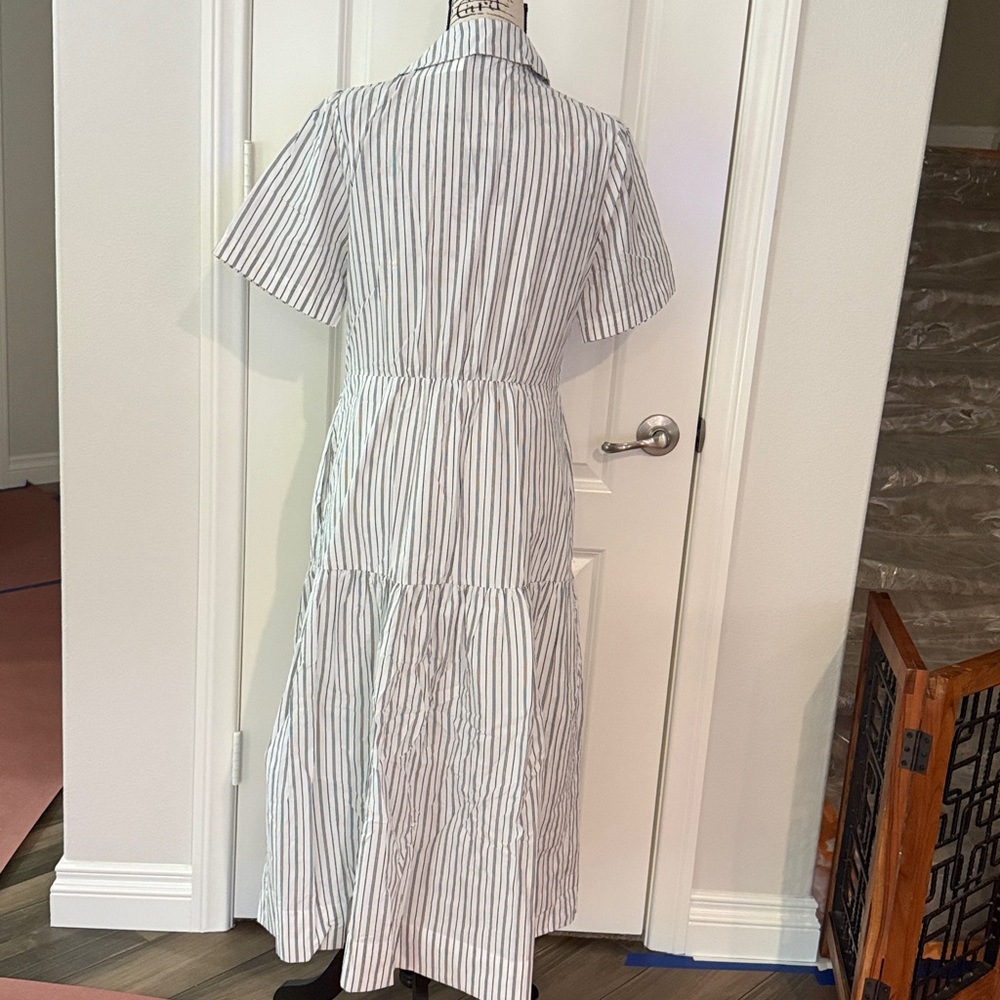 Evereve Ella Midi Stripe Shirt Dress NWT - Picture 7 of 11